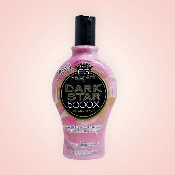European Gold DARK STAR 5000X Ultra Dark Bronzer Tanning Lotion 12 Oz - Picture 1 of 2